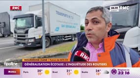 Généralisation écotaxe: l'inquiétude des routiers  