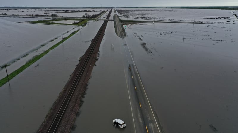 États-Unis: des images satellites montrent les effets des fortes pluies en Californie