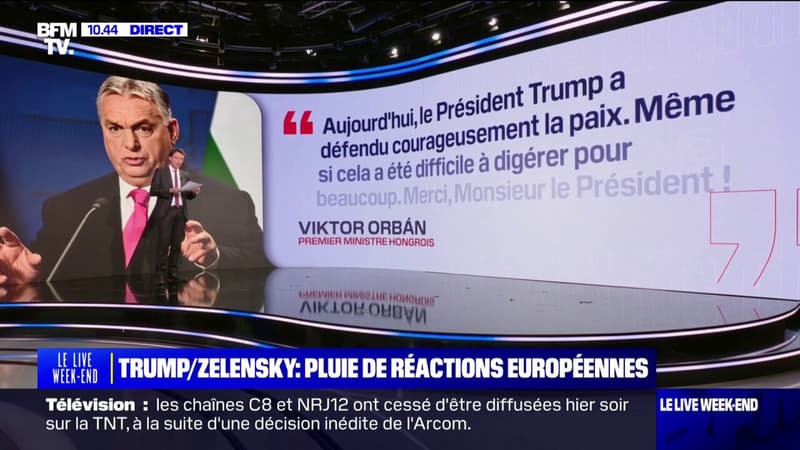 Altercation entre Trump et Zelensky: les réactions des chefs d'Etats européens