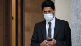 Le dirigeant qatari Nasser Al-Khelaïfi, à Lausanne le 14 septembre 2020