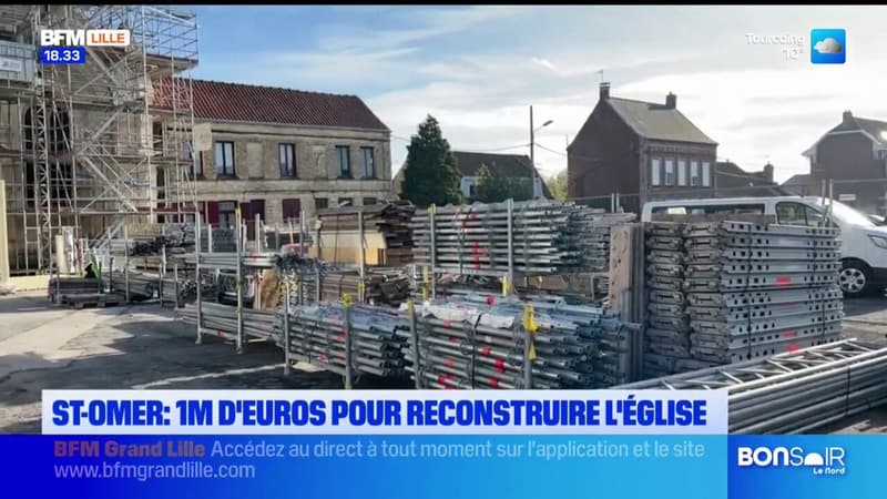 Saint-Omer: un don d'un million d'euros pour reconstruire l'église