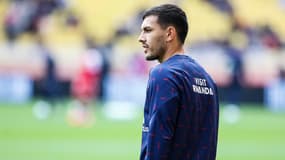 Leandro Paredes à l'entraînement avec le PSG, en mars 2022
