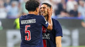 Marquinhos et Achraf Hakimi, le 31 mai 2025