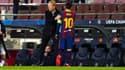 Ronald Koeman et Lionel Messi, à Barcelone le 4 novembre 2020