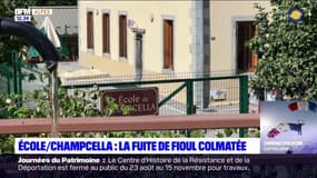 Champcella: la fuite de fioul près de l'école a été colmatée