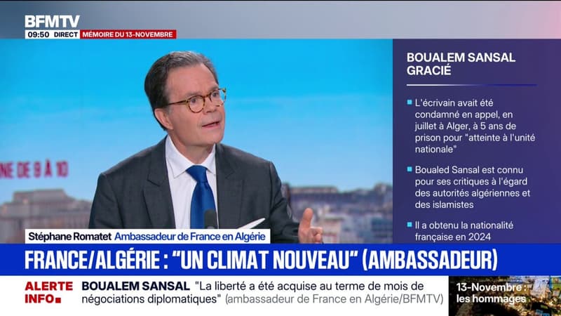 Stéphane Romatet, ambassadeur de France en Algérie: "Il appartiendra au président de la République de décider du moment auquel il souhaitera me voir revenir à Alger"