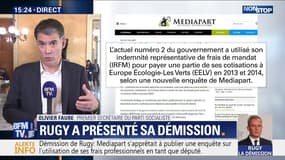 Pour Olivier Faure, la position de François de Rugy: "était devenue indéfendable" après les révélations de Mediapart