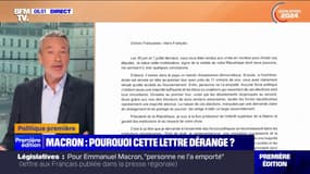 ÉDITO - La lettre "politiquement habile" d'Emmanuel Macron mais qui présente "des dangers"