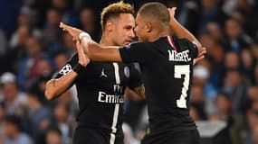 Neymar et Mbappé (PSG)