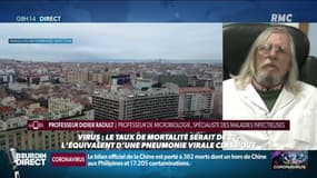 Coronavirus: "Il n’y a pas de raison d’avoir peur", assure le professeur Didier Raoult, spécialiste des maladies infectieuses