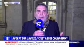 Aveux du meurtrier présumé d'Éric Masson: "Je pense que c'est assez courageux", affirme Frank Berton, avocat de l'accusé