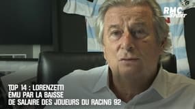 Top 14 : Lorenzetti ému par la baisse de salaire des joueurs du Racing 92