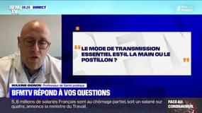 Le principal mode de transmission du coronavirus, c'est la main ou le postillon ?