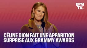 L'apparition surprise de Céline Dion sur la scène des Grammy Awards