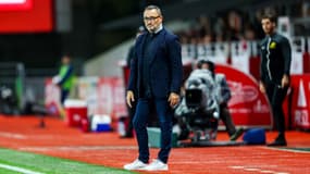 Franck Haise contre le Stade Brestois le 2 novembre 2024, au stade Francis Le Blé