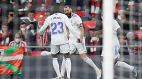 Karim Benzema lors de Bilbao-Real Madrid, le 22 décembre 2021