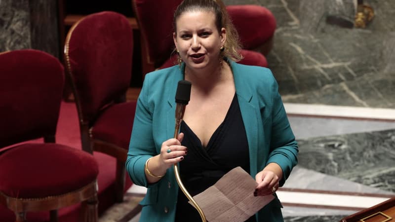 Mathilde Panot le 24 novembre 2022 à l'Assemblée nationale 