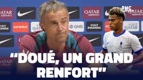 PSG : Luis Enrique très emballé par la signature de Doué, "un gros renfort"