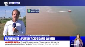 À Martigues, la fuite d'acide qui se déversait dans la mer est maîtrisée