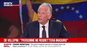 Dominique de Villepin se demande si "le narcotrafic est véritablement la vraie raison" de la capture de Nicolás Maduro par les États-Unis
