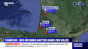 42,9° à Biarritz, 40,1°C à Niort... 200 villes ont battu leur record absolu de température samedi