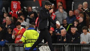 Paulo Fonseca lors du quart de finale retour de Ligue Europa contre Manchester United - le 17/04/2025