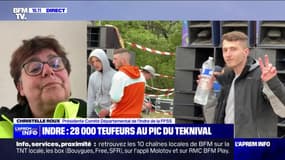 Teknival: "Les gens se dispersent dans le calme", affirme Christelle Roux (Fédération française de sauvetage et de secourisme)