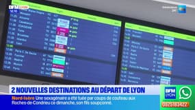 Deux nouvelles destinations au départ de l'aéroport de Lyon