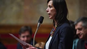 La députée Albane Gaillot, à l'origine de la proposition de loi sur le renforcement de l'avortement, en février 2019 à l'Assemblée nationale 
