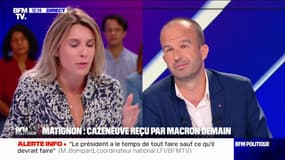 Nomination de Lucie Castets: "Ce n'est pas au président de la République de censurer une candidate", affirme Manuel Bompard (LFI)