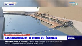 Marseille: le bassin du Mucem, "une piscine de saison"