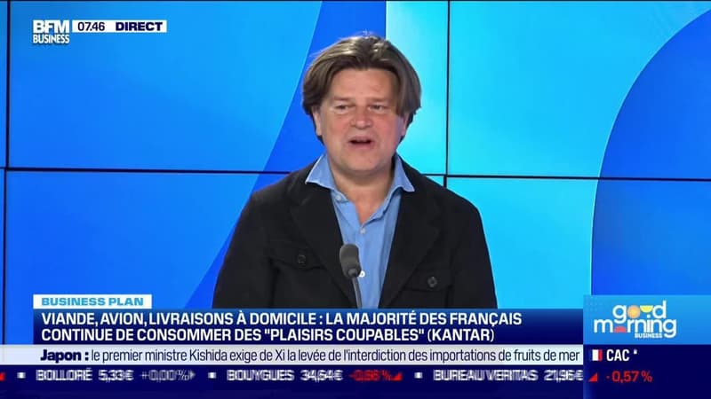 Pierre Gomy (Kantar) : Viande, avion, livraisons à domicile... la majorité des Français continue de consommer des 