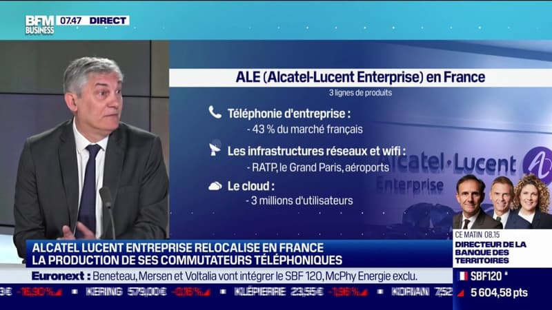 Alcatel-Lucent Enterprise relocalise en France la production de ses commutateurs téléphoniques