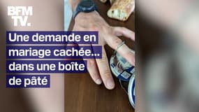  Une demande en mariage cachée... dans une boîte de pâté 