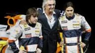 Alonso, Briatore et Piquet Jr, le trio de renault