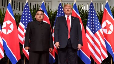 Donald Trump et Kim Jong-un en juin 2018.