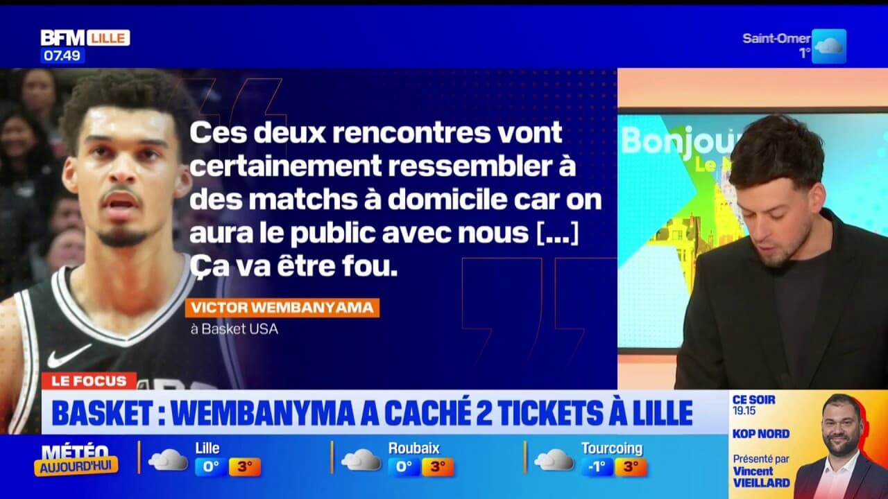 NBA Paris Games 2025 Victor Wembanyama lance une chasse aux tickets à