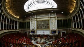 Vue de l'Assemblée nationale à Paris le 17 décembre 2020
