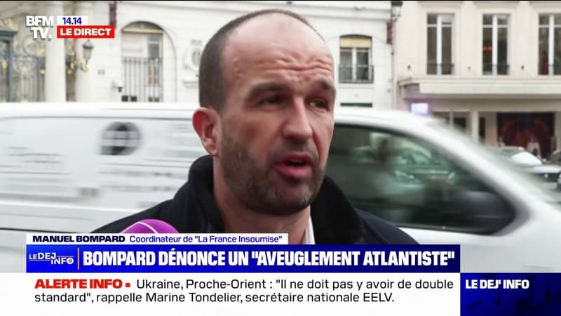 Réunion sur la guerre en Ukraine à l'Élysée: Manuel Bompard dénonce 