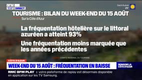 La fréquentation en baisse pour le week-end du 15 août sur le littoral azuréen