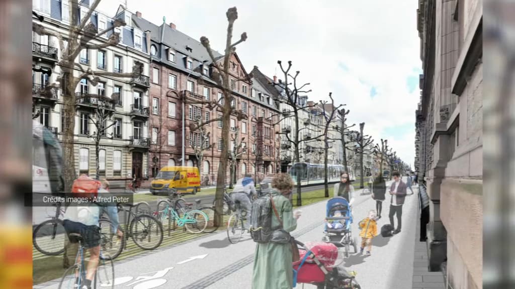 Le tram nord à Strasbourg va modifier profondément l'avenue des Vosges. Le tram nord à Strasbourg va modifier profondément l'avenue des Vosges.