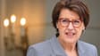 La ministre française de l'Agriculture, Annie Genevard, quitte le palais de l'Élysée à Paris après la réunion hebdomadaire du Conseil des ministres, le 20 mai 2026.