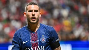 Le défenseur du PSG Lucas Hernandez face au Bayern le 5 juillet 2025