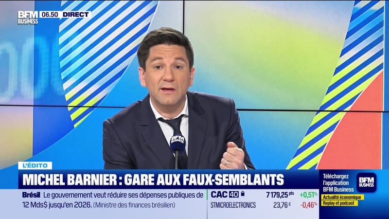 L'Edito de Raphaël Legendre : Michel Barnier, gare aux faux-semblants - 29/11