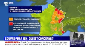 Couvre-feu à 18h: 20 départements pourraient être concernés