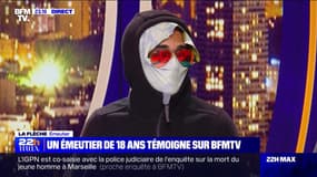 "Ça m'est arrivé de tirer sur les policiers au mortier", un émeutier de 18 ans témoigne sur BFMTV