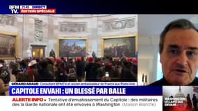 Pour l'ancien ambassadeur de France aux États-Unis, Gérard Araud, la situation à Washington est "l'aboutissement de quatre ans de polarisation extrême de l'opinion publique américaine"