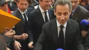 C'est dans un climat tourmenté lui que Nicolas Sarkozy est arrivé à Nice lundi 10 mars.