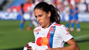 Amel Majri avec l'OL
