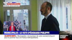 Municipales: Edouard Philippe vient de voter au Havre